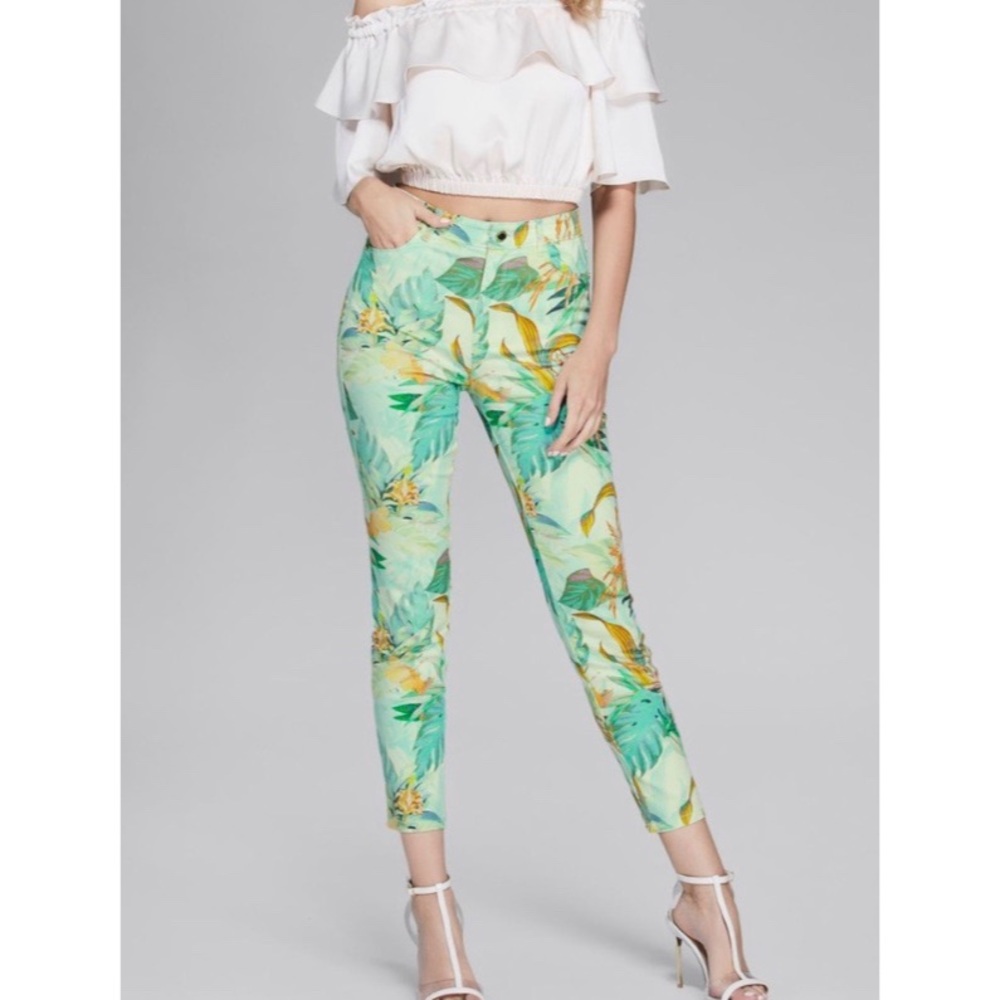 Marciano tropical floral pants